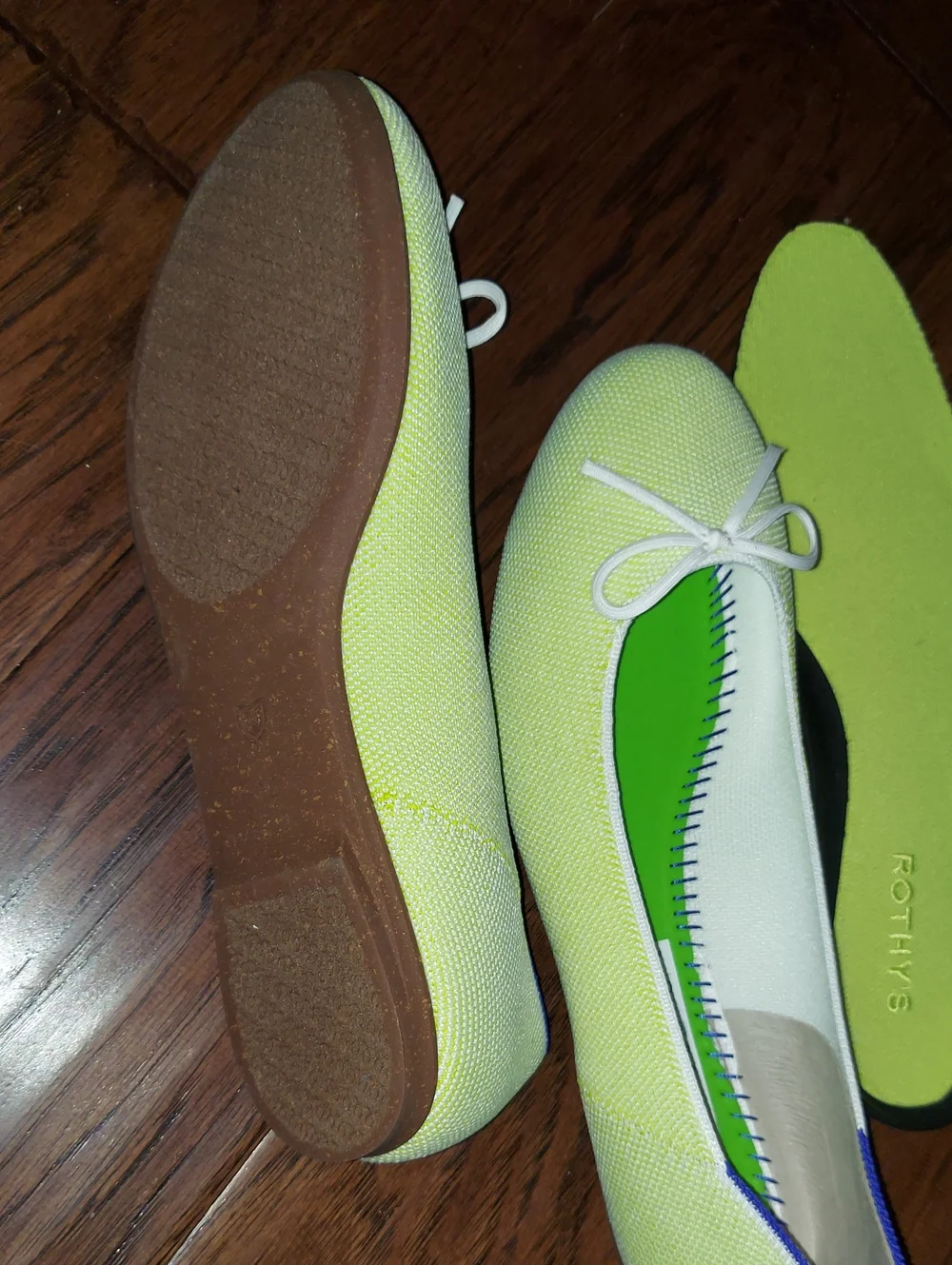 Rothys The Ballet Flat Chartreuse 10